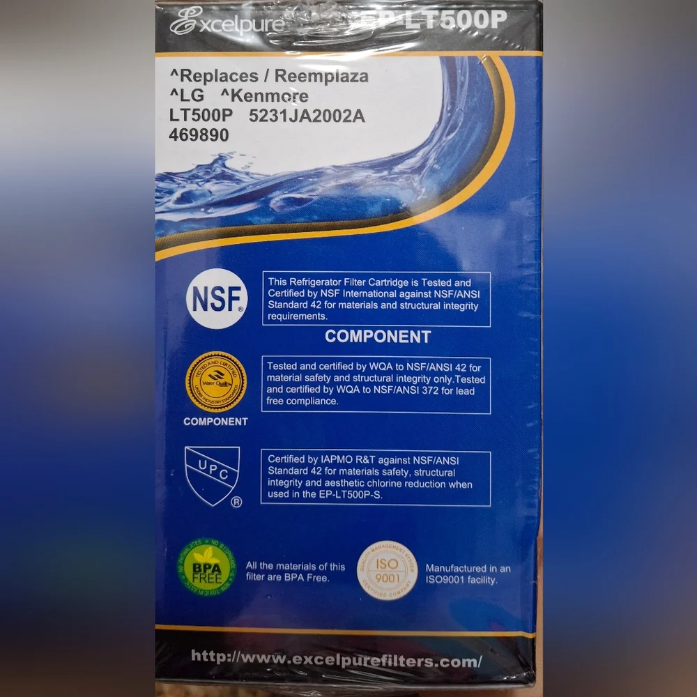 Ice Pure EP-L500P Refrigerator Water Filter For Samsung ‎ set of 3 NEW